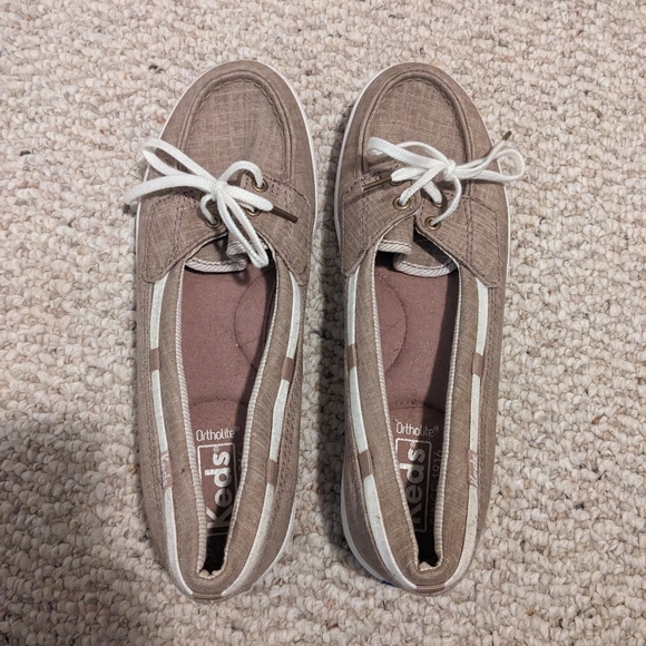 Keds beige slip on - Picture 1 of 4